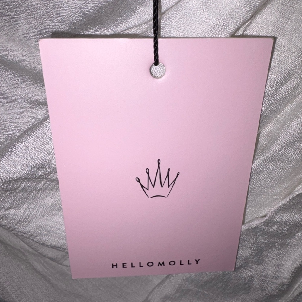 HELLO MOLLY Move To My Beat Mini Dress white size S Resort Festival - Picture 10 of 10